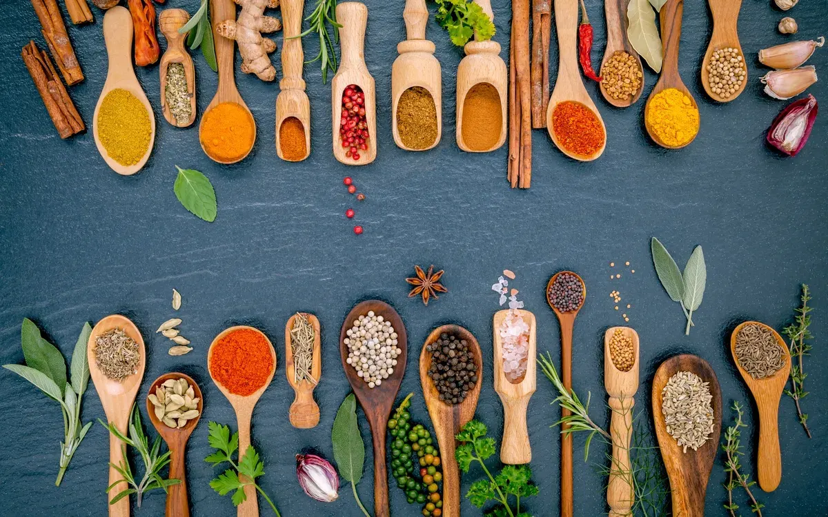Fresh produce at an international trade fair